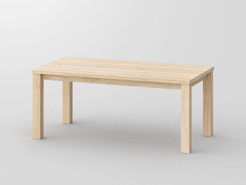 FORTE - Rectangular solid wood table by Vitamin Design - view 2